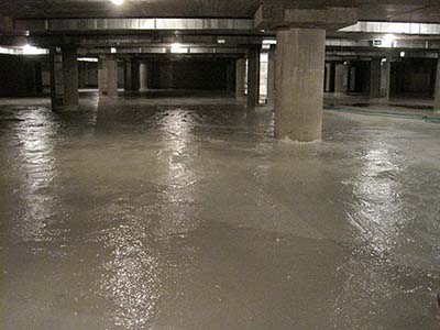 Обмазочная гидроизоляция подземного паркинга